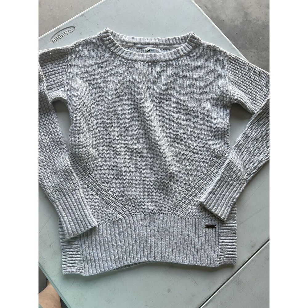 Tod's Light Gray Ribbed Crew Neck Sweater
